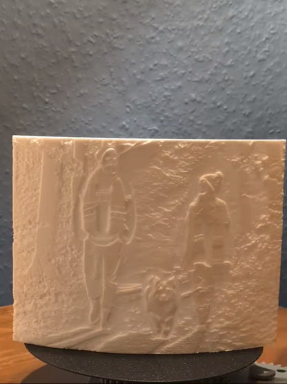 Individuelles 3D Relief Bild